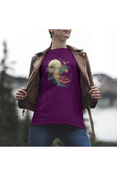 iLovePrints Abstract Cosmic Art Tshirt