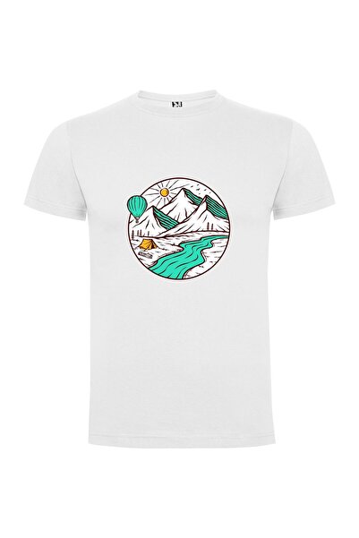iLovePrints Mountain Air Balloons Tshirt