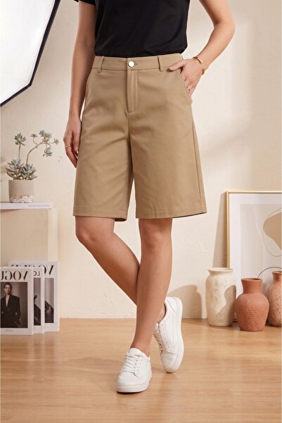 WKM Kadın Relaxed Fit Chıno Şort