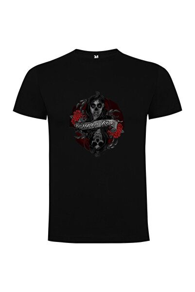 iLovePrints Sullen Sugar Skull Queen Tshirt