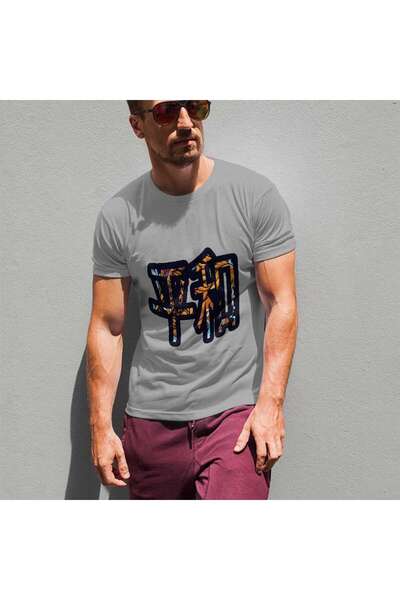 iLovePrints Abstract Art with Kanji Tshirt