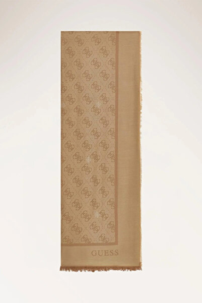Guess Jakarlı 70x180 Kadın Bej Şal AW5529VIS03-BEI