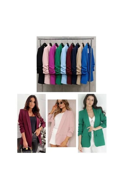 Nobrand BLAZER ALBASTRU DE DAMĂ, UNIVERSAL