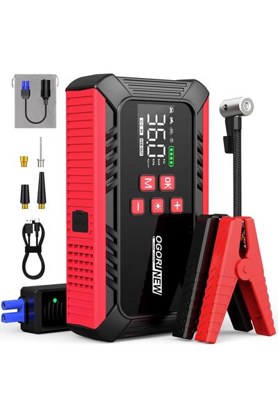 OGORI NEW 8000A Jump Starter with Air Compressor, 26800mAh Car Battery Jump S...