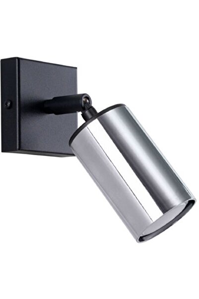 RİOLİGHT Modern1 Chrome1 Movable Head1 Single Led Spotlight with Gu10 Socket ...