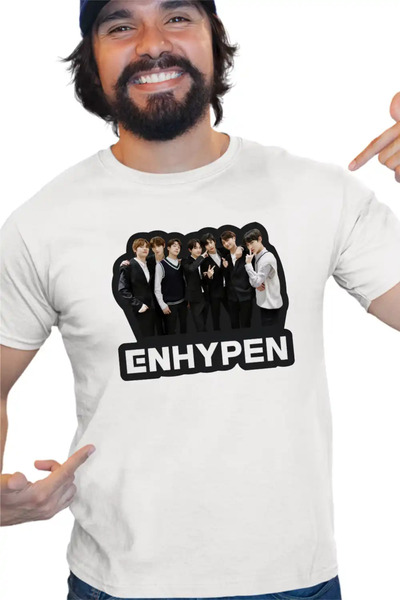 OEM Μπλουζάκι Enhypen All Gang K-pop Εμπορεύματα