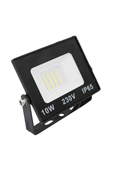 Adeleq μαύρος προβολέας, SMD LED, 10W, 4000Κ, IP65