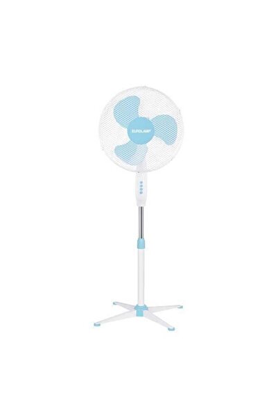 EUROLAMP Ανεμιστήρας με ορθοστάτη 60W, Φ40cm, 1,25(h) m, Μπλε-Λευκός