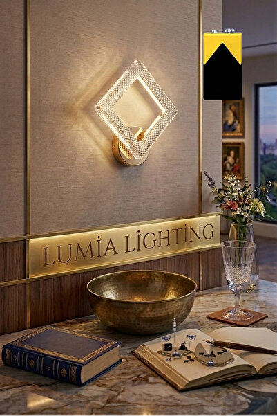 Lumia Lighting Yakamoz Model Gold Kristal Salon Mutfak Yatak Çocuk Odası Pill...