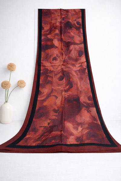 SHAWL SECRET شال كول فريش 53866 أحمر كلاريت