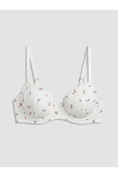 LC Waikiki Peak New Season Underwire Non-Padded Floral T-Shirt Bra
