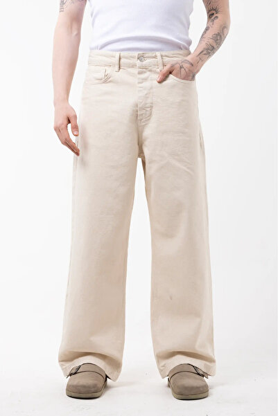 TWILIT Baggy Erkek Jean Oversize Kot Pantolon