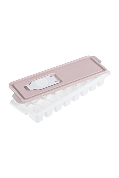 OEM Cutie pentru Cuburi de Gheață cu Capac, pentru 16 cuburi, Roz