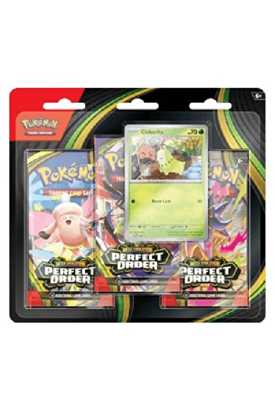 Pokemon Ordine Perfectă: Blister cu 3 figurine Chikorita