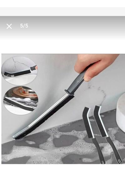Besthırdavat 3 ADET Çok Amaçlı Multi İnce Temizlik Fırçası Derz Arası Banyo Mutfak Lavabo Detay Temizleme Fırçası