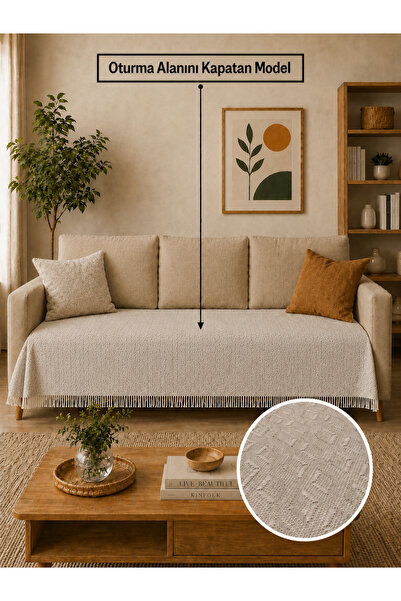 Gizo Home Eco |   Husă de canapea boemă din bumbac, husă pentru canapea exten...