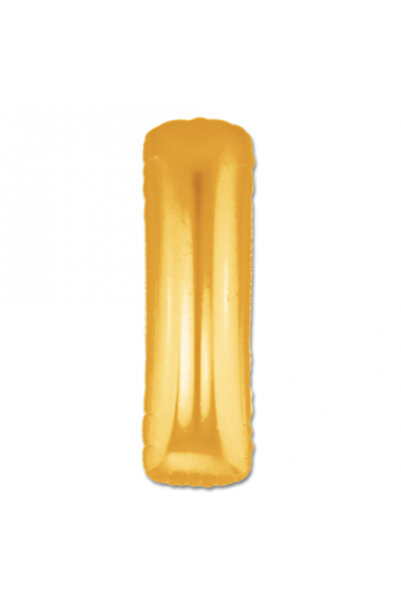Twin Store I Letter Foil Balloon Gold Color 40 Inch