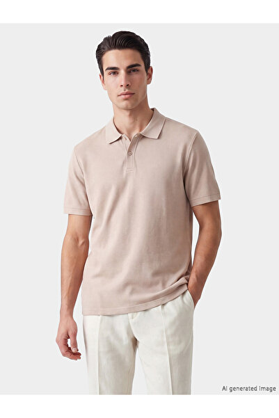 LC Waikiki Men's T-Shirt with a Turn-Down Roba Collar for Style Enthusiasts f...