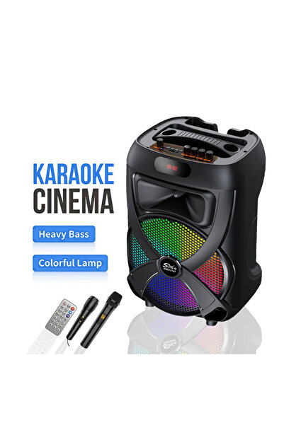 singe ZQS12147 Outdoor Karaoke Big Bluetooth 12 Inch Subwoofer Trolley DJ Par...