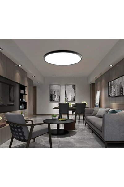 Ertalife 24W LED Avize, Beyaz Işık, Tavana Sıfır, Bahçe, Balkon, Banyo İçin I...