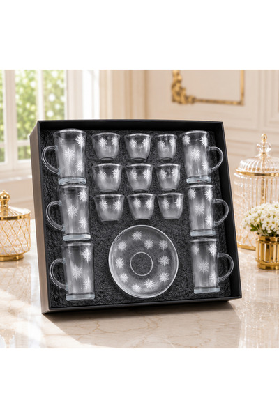 laverahome Copy of the Original 18Pcs Luxury Bowl and Cup Set |   Elegant Eng...