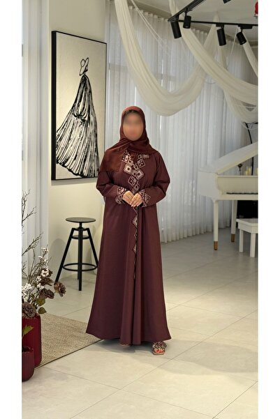 elegant veil عباية تطريز شك يدوي فاخر قماش تفته لمعة