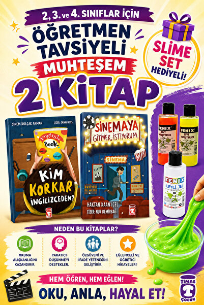 Timaş Çocuk TİMAŞ 2,3. ve 4.Sınıflar İçin Kim Korkan İngilizceden?-Sinemaya G...