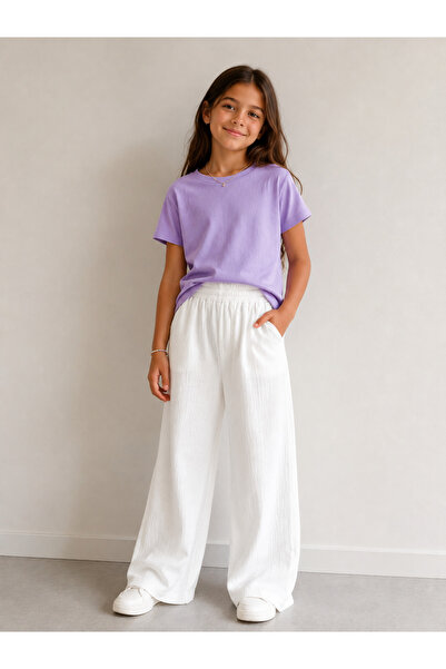 Ales Moda Muslin Fabric Children's Pants