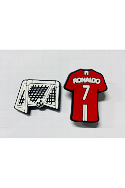 atölye karnaval Ronaldo Jibbitz Charm Terlik Süsleri 2 ad