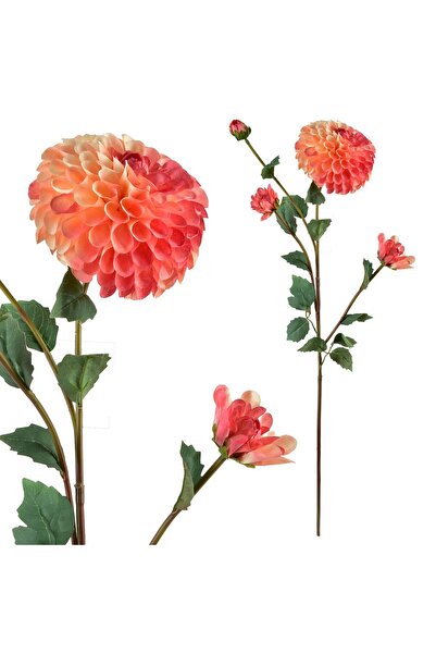 MONDEX Tulpina de floare artificială sintetică Viridis Dahlia 77 cm