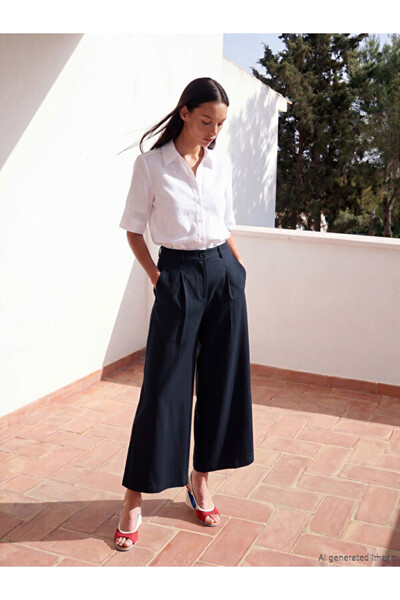 LC Waikiki I Relaxed Fitwomen's Pleated Fabric Pants from Freezen Store