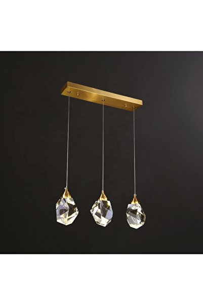 OEM Candelabru modern de cristal, lampă din cupru, corp de iluminat cu globur...