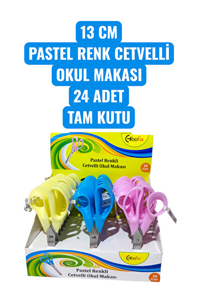 SEYFİKİRTASİYE 13 CM PASTELNA RAVNOLICA ŠKOLSKOŠKARE 24 KOMADA PUNA KUTIJA