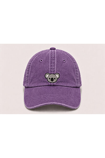 WeavedCo Koala Embroidered Vintage Washed Baseball Cap