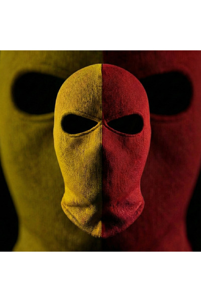 maskcult Sarı Kırmızı Maske