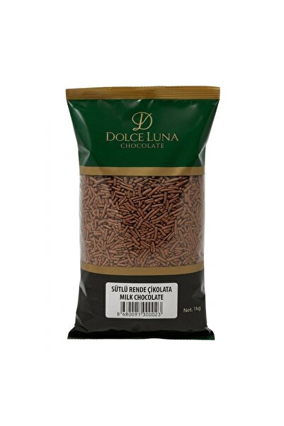 EFE PASTACILIK Sütlü Rende Çikolata 1 Kg Pasta Süsleme ve Tatlı Dekor Çikolatası