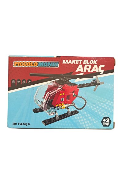 Piccolo Mondi 39 Pieces Utility Block Vehicle