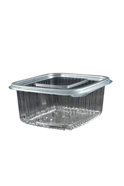 500 gr Sızdırmaz Saklama Kabı Kase 100 Adet Şeffaf Plastik Paket Servis Sos Ve Meze Kabı