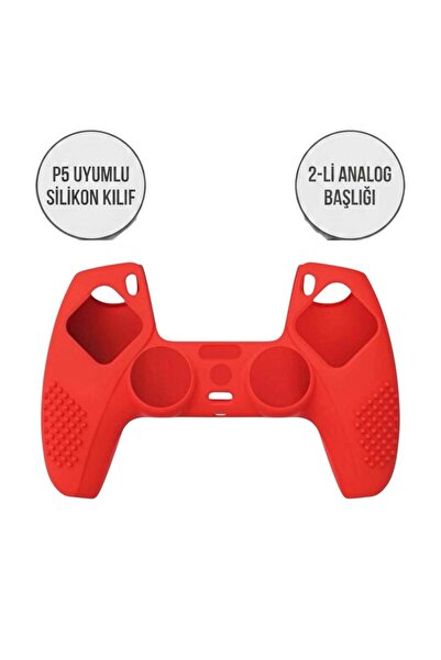 JOYCOR P5 Gamepad Slikon Kılıf 2li Analog Başlığı Ultra Koruma Kaymaz