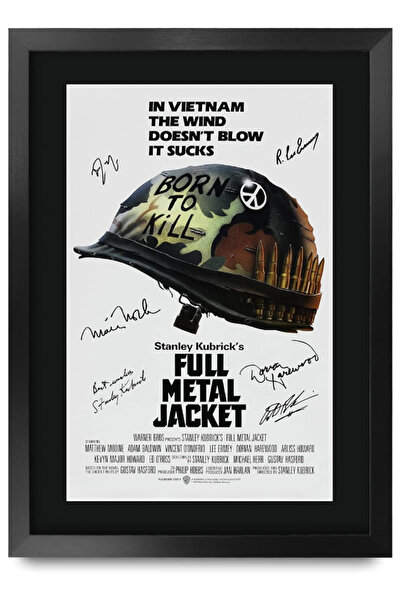 HWC Trading صورة موقعة مطبوعة لفيلم FR A3 Full Metal Jacket، هدايا تذكارية لل...