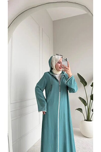 NİLNUR MODA New Season Women's Asli Dubai Ferace Is Lined