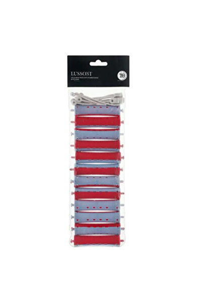 Lussoni Bigudiuri pentru permanent rece cu bandă elastică D19x91mm, 12 bucăți