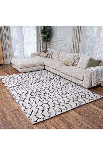 Handpicked Furniture Carpet Moroccan Style Light Grey For Living Room Bed Roo...