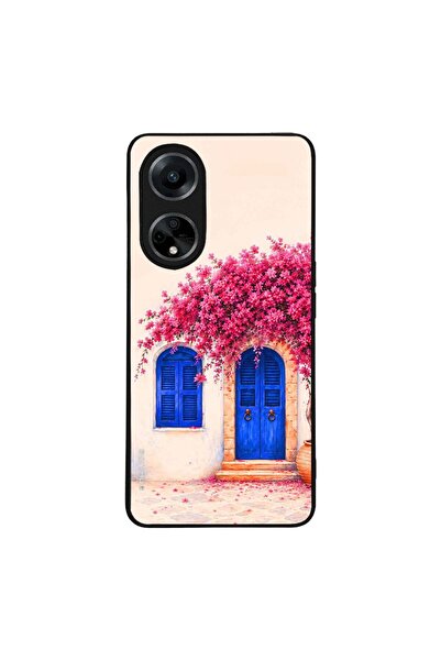 Sonique Θήκη SoniqueGreek Island Muse Series για Oppo A98 5G Ροζ Μπουκαμβίλια