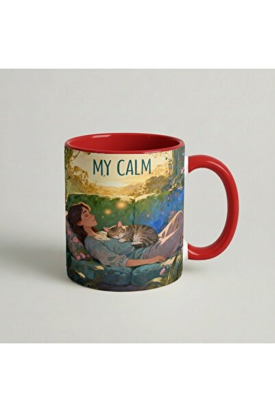 Petgifts Cana Cadou Personalizat Amuzanta Cu Mesaj My Calm - Ceramica 330 Ml