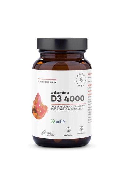 Aura Herbals Witamina D3 4000 Iu