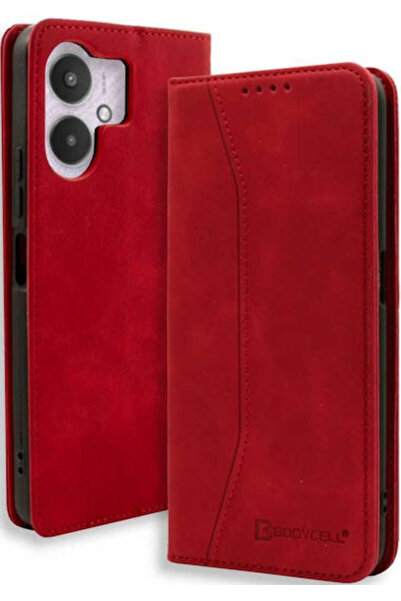 Other Bodycell Wallet Synthetic Leather Red (Xiaomi Redmi 13C - Red) Code: BB...