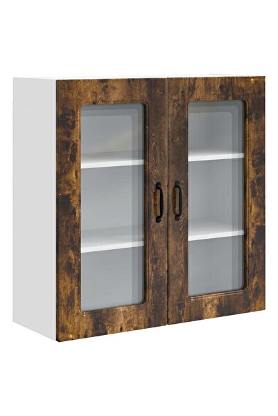 vidaxl Dulap de bucătărie Kalmar Stejar fumuriu 80 x 31 x 80 cm