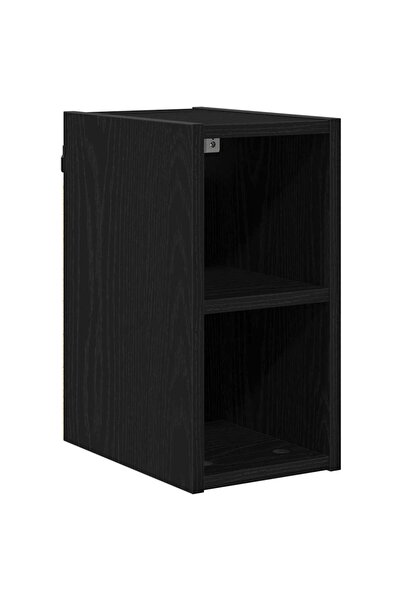 vidaxl Dulap suspendat Stejar Negru 20 x 29,5 x 40 cm Lemn compozit