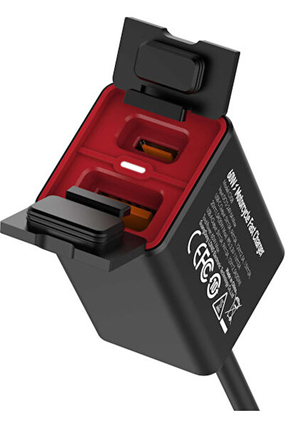 LDNIO Φορτιστής μοτοσικλέτας με θύρες: 1xUSB & 1xType-C